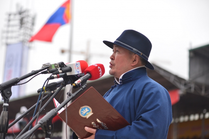 Ерөнхийлөгч Х.Баттулга: Монгол наадам бол олимпийн наадмаас дутахгүй нэр хүндтэй байсаар ирсэн...