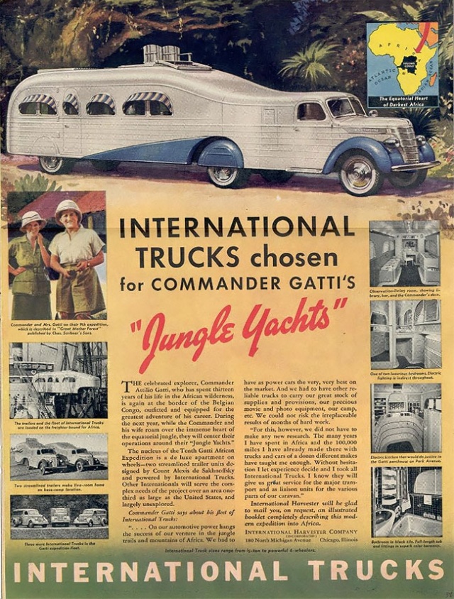 1930-д оны тансаг зэрэглэлийн аяллын машин "Jungle yacht"