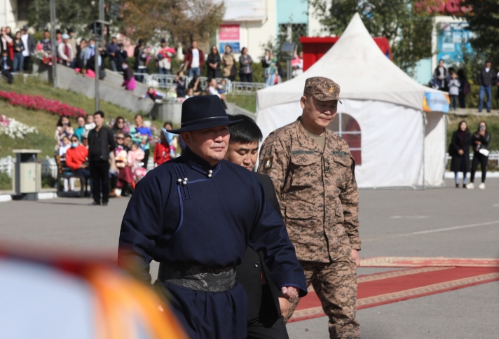 Монгол Улсын Ерөнхийлөгч Х.Баттулга Орхон аймагт ажиллав