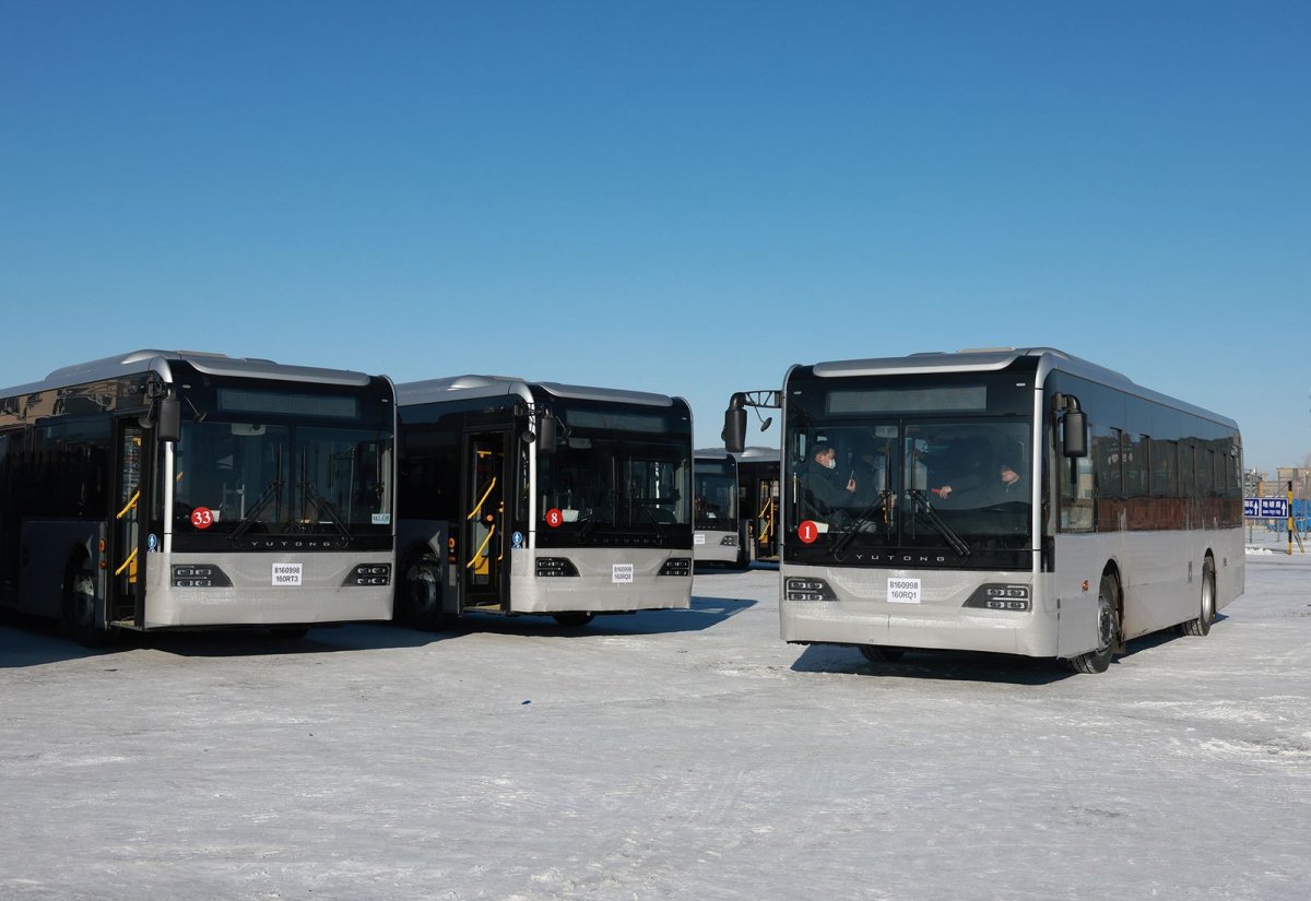 35 шинэ автобус "шалгалтаа даваад" Эрээн хотоос өнөөдөр өглөө Улаанбаатар руу хөдөлжээ