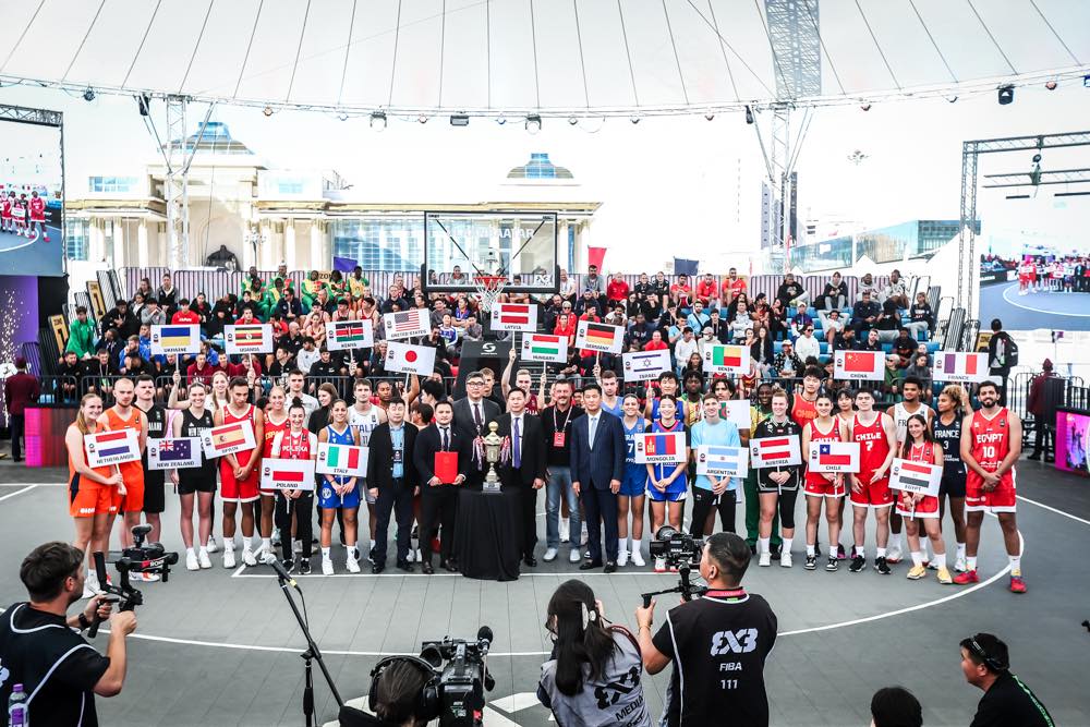 “FIBA 3x3 U23 World Cup 2024” тэмцээний нээлтийн үйл ажиллагаа боллоо