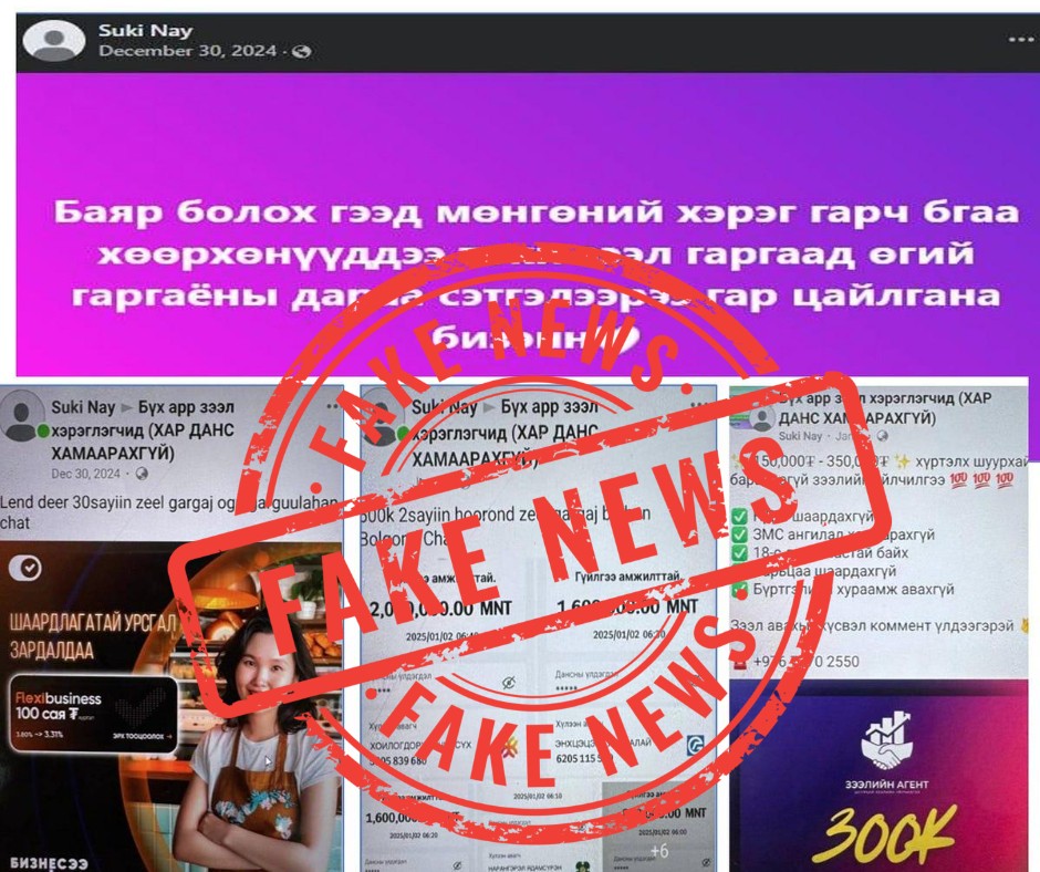 “Зээлийн апплейкешны эрх нэмэгдүүлж өгнө” гэж бусдыг залилжээ