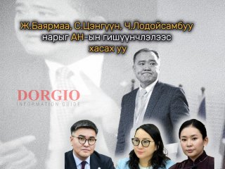 Ж.Баярмаа, С.Цэнгүүн, Ч.Лодойсамбуу нарыг АН-ын гишүүнчлэлээс хасах уу