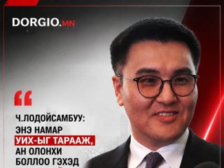 Ч.Лодойсамбуу: Энэ намар УИХ-ыг тарааж, АН олонхи боллоо гэхэд бензинтэй болгож чадах юм уу?