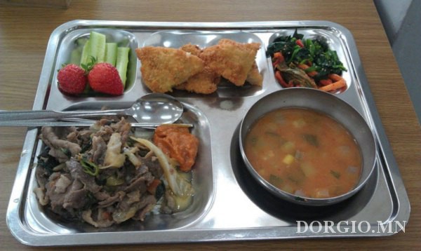 Солонгос оюутнуудын хоол 